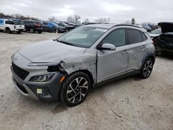 Hyundai salvage cars for sale: 2022 Hyundai Kona Limited