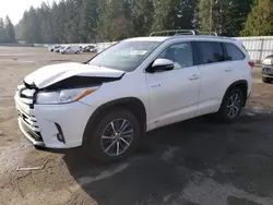 Toyota Vehiculos salvage en venta: 2017 Toyota Highlander Hybrid