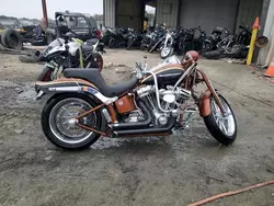 Salvage motorcycles for sale at Seaford, DE auction: 2008 Harley-Davidson FXSTSSE2 105TH Anniversary Edition