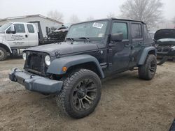 Jeep Wrangler salvage cars for sale: 2017 Jeep Wrangler Unlimited Sport