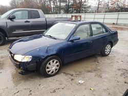 Toyota Corolla salvage cars for sale: 2001 Toyota Corolla CE