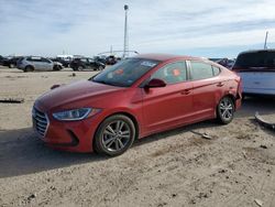 2018 Hyundai Elantra SEL en venta en Amarillo, TX