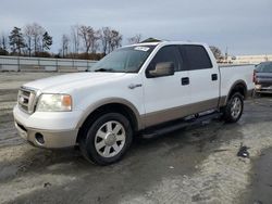 Salvage cars for sale at Spartanburg, SC auction: 2006 Ford F150 Supercrew