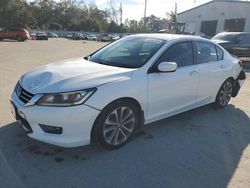 Salvage cars for sale from Copart Savannah, GA: 2015 Honda Accord Sport