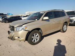 Toyota salvage cars for sale: 2010 Toyota Highlander SE