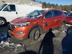 Salvage cars for sale at Exeter, RI auction: 2016 Hyundai Tucson Limited