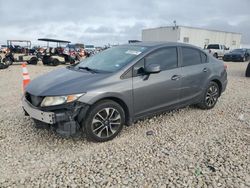 Salvage cars for sale at Taylor, TX auction: 2013 Honda Civic EX