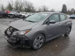 Vehiculos salvage en venta de Copart Portland, OR: 2018 Nissan Leaf S