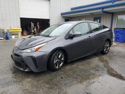 Salvage cars for sale at Savannah, GA auction: 2019 Toyota Prius