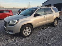 Salvage cars for sale at Barberton, OH auction: 2015 GMC Acadia SLE