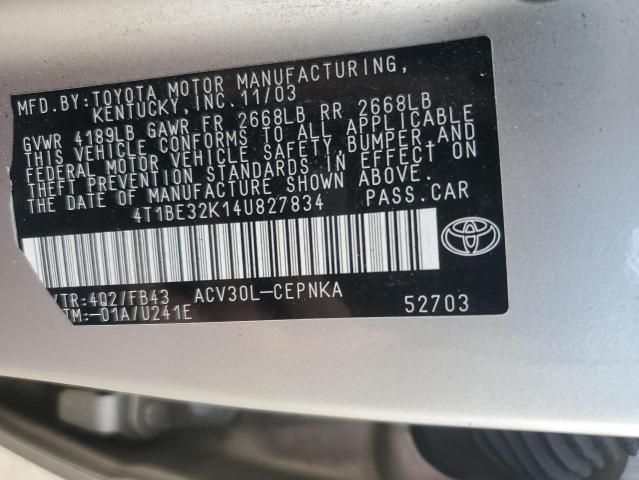 2004 Toyota Camry LE