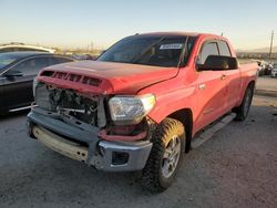 Toyota Tundra Double cab sr salvage cars for sale: 2015 Toyota Tundra Double Cab SR