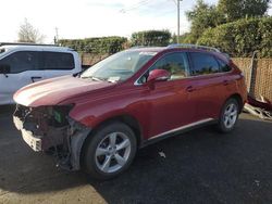 Lexus salvage cars for sale: 2010 Lexus RX 350