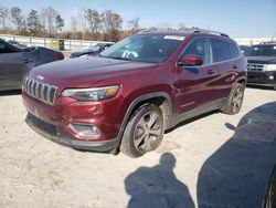 Salvage cars for sale at Spartanburg, SC auction: 2019 Jeep Cherokee Limited