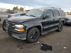 Chevrolet Tahoe salvage cars for sale: 2005 Chevrolet Tahoe C1500