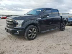 Salvage cars for sale at San Antonio, TX auction: 2015 Ford F150 Supercrew