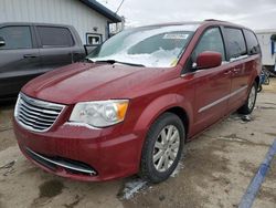 Salvage cars for sale at Pekin, IL auction: 2016 Chrysler Town & Country Touring