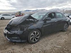 Honda Accord salvage cars for sale: 2016 Honda Accord EX