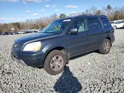 Salvage cars for sale at Mebane, NC auction: 2003 Honda Pilot EX