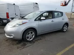 Salvage cars for sale at Hayward, CA auction: 2011 Nissan Leaf SV