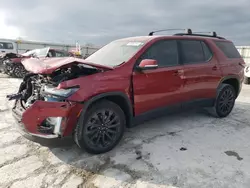 Salvage cars for sale at Walton, KY auction: 2022 Chevrolet Traverse RS