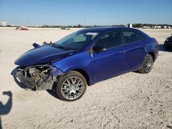 Salvage cars for sale from Copart New Braunfels, TX: 2016 Toyota Corolla L