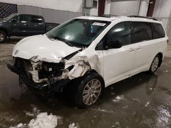 Salvage cars for sale at Avon, MN auction: 2015 Toyota Sienna XLE