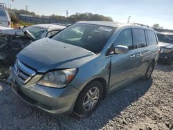 Honda salvage cars for sale: 2006 Honda Odyssey EXL