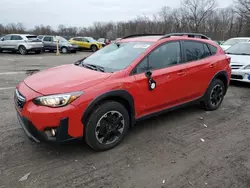 Salvage cars for sale at Ellwood City, PA auction: 2021 Subaru Crosstrek Premium