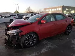 Salvage cars for sale at Littleton, CO auction: 2017 Toyota Corolla L