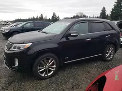 Vehiculos salvage en venta de Copart Graham, WA: 2015 KIA Sorento SX