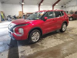 Salvage cars for sale at Center Rutland, VT auction: 2022 Mitsubishi Outlander ES