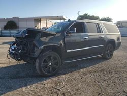 Salvage cars for sale at Miami, FL auction: 2017 Cadillac Escalade ESV Luxury