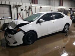 Salvage cars for sale at Elgin, IL auction: 2017 Toyota Corolla L