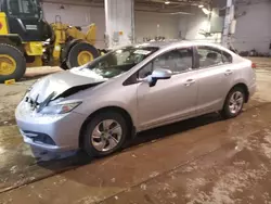 Honda salvage cars for sale: 2015 Honda Civic LX