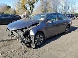 Salvage cars for sale at Portland, OR auction: 2014 Honda Accord LX