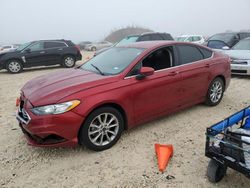 Salvage cars for sale at Taylor, TX auction: 2017 Ford Fusion SE