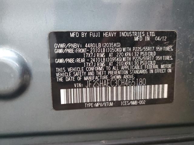 2012 Subaru Forester Limited