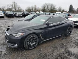 Infiniti salvage cars for sale: 2018 Infiniti Q60 Luxe 300