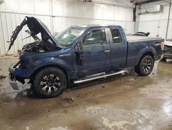 Salvage cars for sale at Franklin, WI auction: 2013 Ford F150 Super Cab