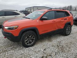 Jeep salvage cars for sale: 2021 Jeep Cherokee Trailhawk