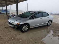 Salvage cars for sale at Temple, TX auction: 2010 Honda Civic VP