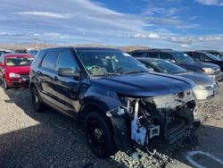 Salvage cars for sale from Copart Reno, NV: 2017 Ford Explorer Police Interceptor