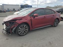 Salvage cars for sale at Orlando, FL auction: 2022 Toyota Corolla SE