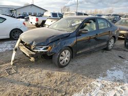 Salvage cars for sale at Pekin, IL auction: 2012 Volkswagen Jetta SE