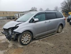 Salvage cars for sale at Laurel, MD auction: 2016 Toyota Sienna LE