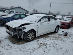 Salvage cars for sale at Pekin, IL auction: 2015 Ford Fusion SE