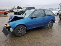 Salvage cars for sale at Nampa, ID auction: 1993 GEO Metro