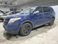 Salvage cars for sale at Candia, NH auction: 2013 Ford Explorer Police Interceptor