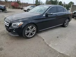 Salvage cars for sale from Copart Gaston, SC: 2015 Mercedes-Benz C300